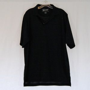 **FREE with purchase** (MEN'S) Austin Golf Moisture Wicking Black Polo